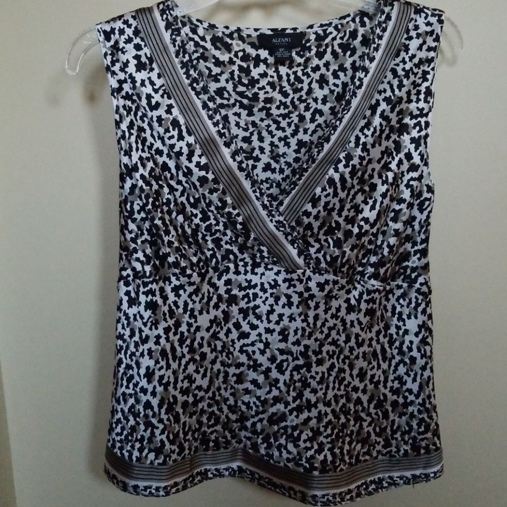 Alfani 100% silk top